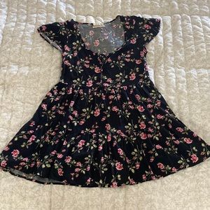Urban Outfitters Floral Tiered Mini Dress